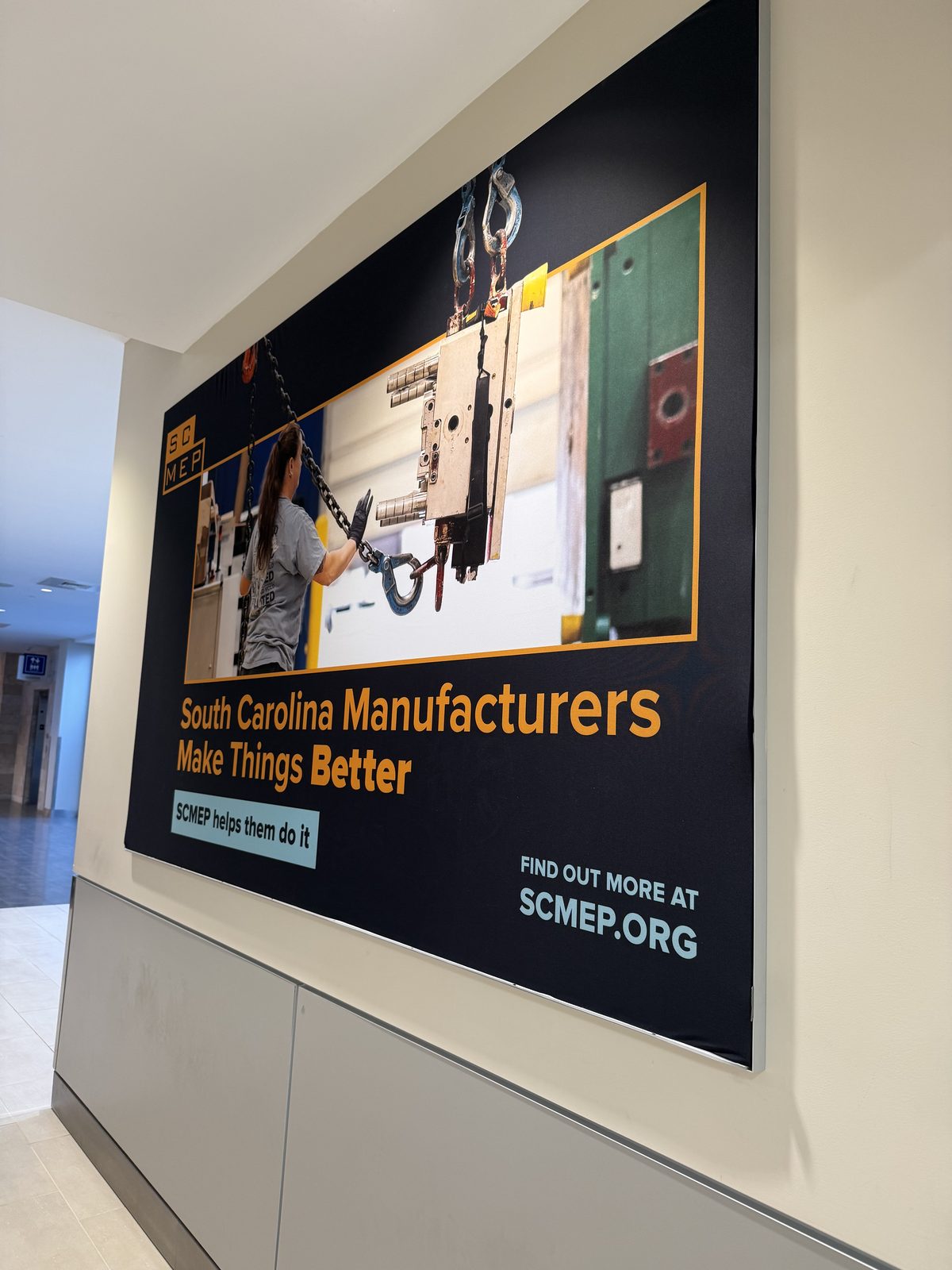 Backlit SEG lightbox display